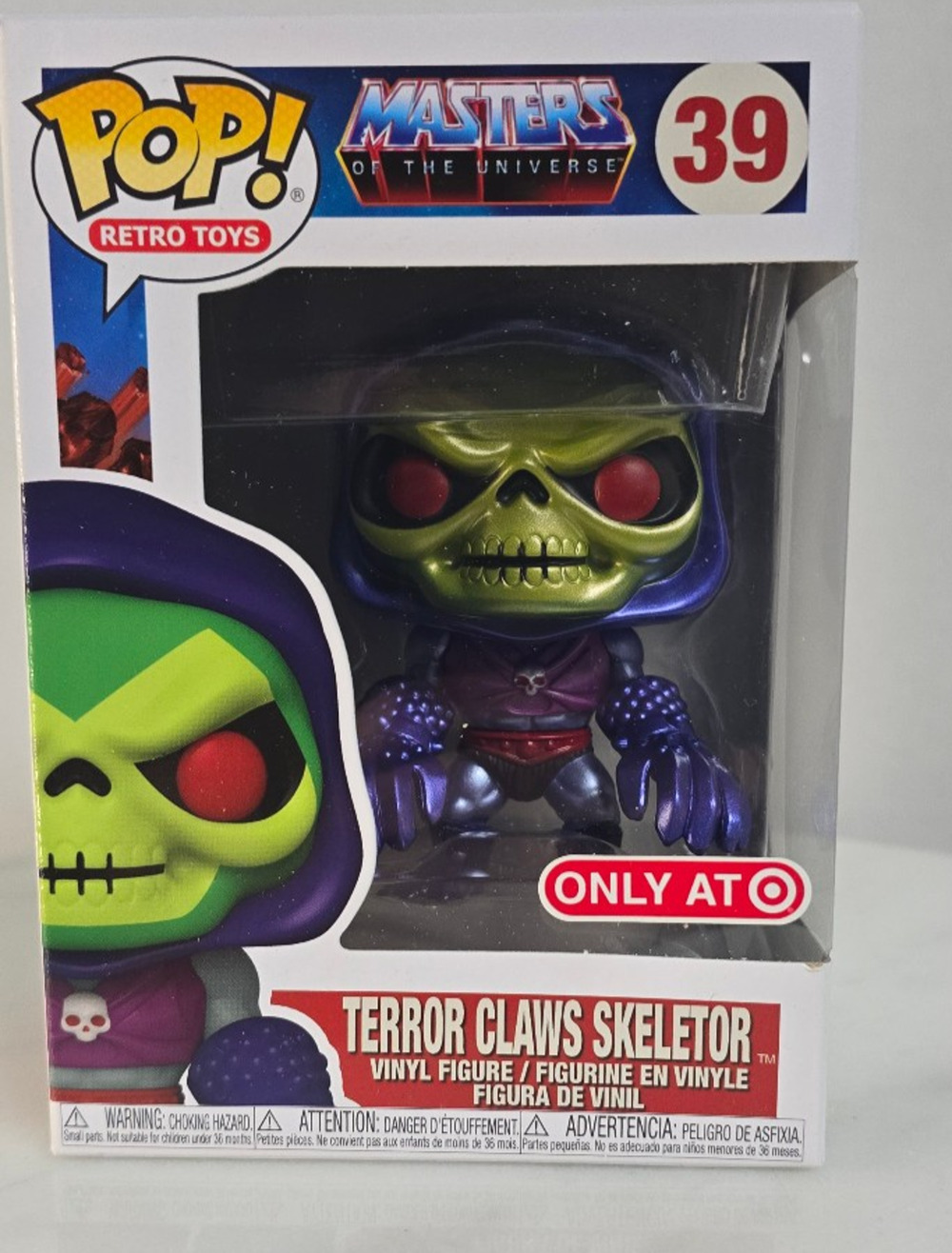 Funko Pop! Vinyl: Masters of the Universe - Terror Claws Skeletor (Metallic) #39